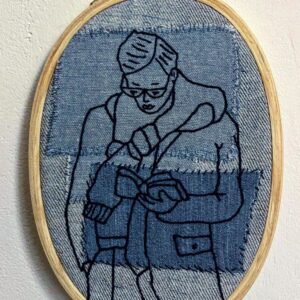 Denim Book, Hand embroidery in ring