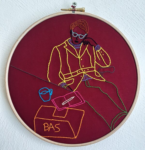 Office 3, Hand embroidery in ring