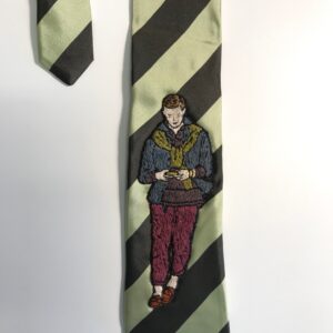 Vintage Kenzo Hand Embroidered Tie