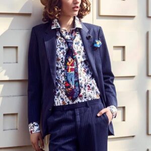 Vintage YSL Hand Embroidered Tie