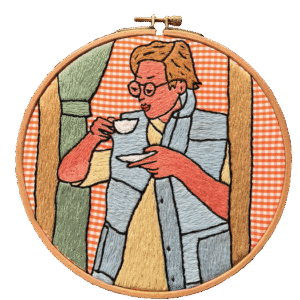 Bastiaan Thijssen Goodmorning 1 Embroidery in Ring