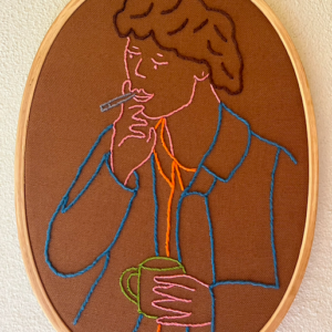 Bastiaan Thijssen Embroidery Smoking