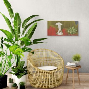 Bastiaan Thijssen Safari 2 Embroidery on printed canvas